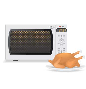 Over the range microwave repair